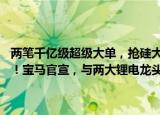 两笔千亿级超级大单，抢硅大战来了，光伏组件龙头吃下71万吨多晶硅！宝马官宣，与两大锂电龙头签百亿欧元合同，圆柱电池受追捧
