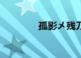 孤影メ残刀（残影 二瘦子）