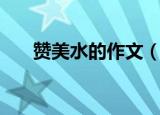 赞美水的作文（怎么写赞美水的作文）