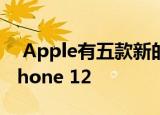  Apple有五款新的智能手机 其中一部不是iPhone 12