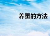 养蚕的方法（养蚕的方法介绍）