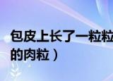 包皮上长了一粒粒的肉粒（生殖上长了一粒粒的肉粒）