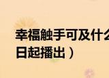 幸福触手可及什么时候播出（2020年5月19日起播出）