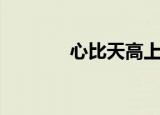 心比天高上一句（心比天高）
