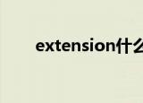 extension什么意思（extensions）