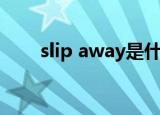 slip away是什么意思（slip away）