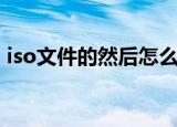 iso文件的然后怎么打开（iso文件如何打开）