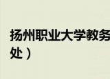 扬州职业大学教务处官网（扬州职业大学教务处）