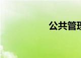 公共管理专业是什么？
