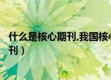 什么是核心期刊,我国核心期刊分哪三大体系（什么是核心期刊）