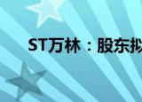 ST万林：股东拟减持不超2%公司股份