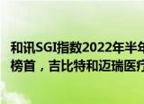和讯SGI指数2022年半年报TOP30榜单出炉！金山办公跃居榜首，吉比特和迈瑞医疗依然位列第二、第三