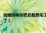 逃婚妈咪你把总裁惹毛了txt书包网（逃婚妈咪你把总裁惹毛了）