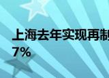 上海去年实现再制造产值约45亿元 同比增长7%