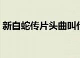 新白蛇传片头曲叫什么歌（新白蛇传片头曲）