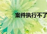 案件执行不了怎么办（案件执行）