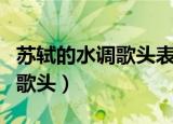 苏轼的水调歌头表达了什么情感（苏轼的水调歌头）