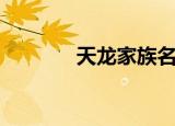 天龙家族名（天龙私服家族）
