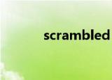 scrambled egg（scramble）