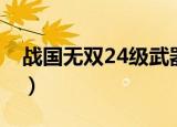 战国无双24级武器大全（战国无双24级武器）