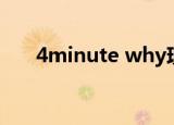 4minute why现场（4minute why）