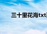 三十里花海txt百度云（三十里花海）