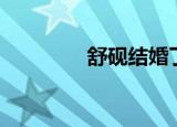 舒砚结婚了吗（舒砚老公）