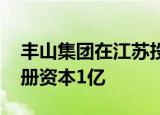 丰山集团在江苏投资成立新能源科技公司 注册资本1亿