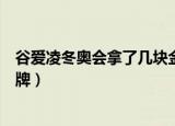谷爱凌冬奥会拿了几块金牌英语（谷爱凌冬奥会拿了几块金牌）