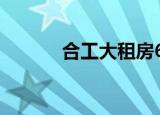 合工大租房600（合工大租房）