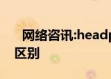   网络咨讯:headphone 与 headset 有什么区别