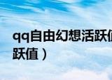 qq自由幻想活跃值有什么用（qq自由幻想活跃值）