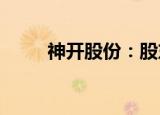 神开股份：股东拟减持6.65%股份
