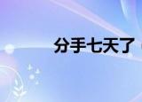 分手七天了（分手后的第七天）