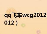 qq飞车wcg2012世界总决赛（QQ飞车wcg2012）