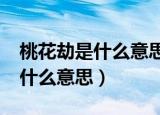 桃花劫是什么意思?什么叫桃花劫（桃花劫是什么意思）