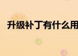 升级补丁有什么用（游戏升级补丁怎么用）