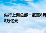 央行上海总部：截至8月末境外机构持有银行间市场债券3.48万亿元