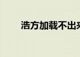 浩方加载不出来（浩方看不到主机）