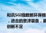 和讯SGI指数新环保榜单TOP10出炉！小而美公司有但不多，进击的景津装备，崩跌的禾信仪器，严重分化的环保行业创新不足