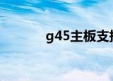 g45主板支持cpu（g45主板）