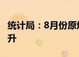统计局：8月份原煤生产保持稳定 进口由降转升