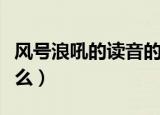 风号浪吼的读音的拼音（风号浪吼的读音是什么）