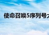 使命召唤5序列号大全（使命召唤5序列号）