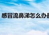 感冒流鼻涕怎么办最简单方法（感冒流鼻涕）