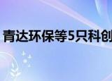 青达环保等5只科创板股融资余额增幅超10%