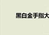 黑白金手指大师球（黑白金手指）