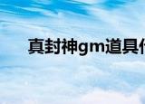 真封神gm道具代码（真封神gm命令）