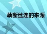 藕断丝连的来源（藕断丝连的科学解释）