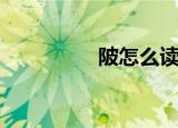 陂怎么读什么意思（陂）